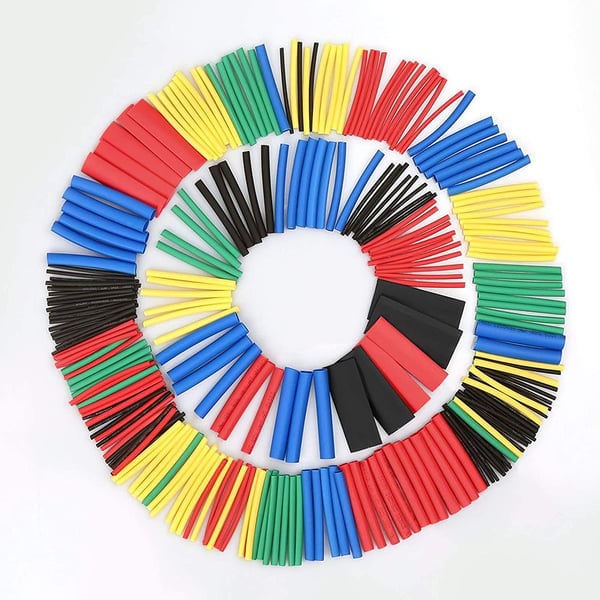 📢 ¡50% DE DESCUENTO AHORA! 🔥 Kit de tubos termorretráctiles: 580 piezas con estuche, relación 3:1, sellado impermeable y reparación rápida de aislamiento 🛠️🔧