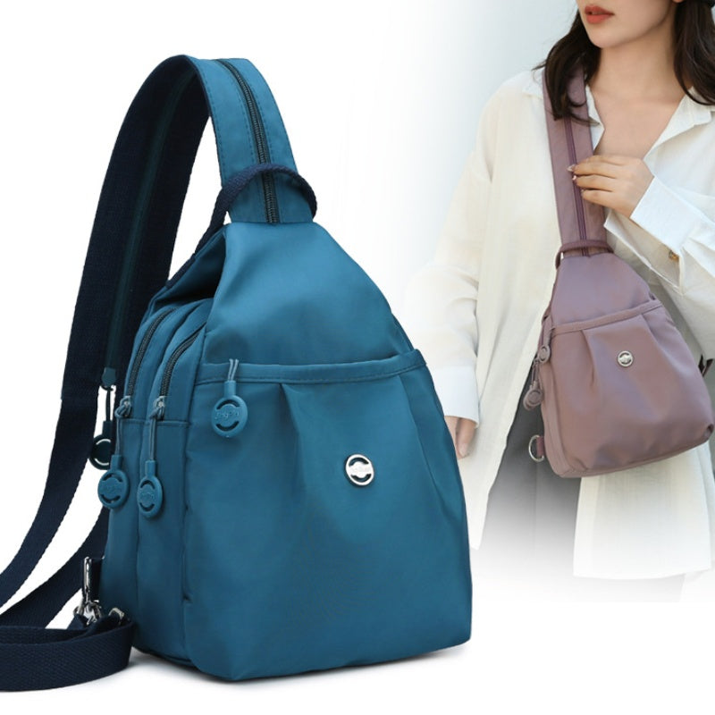🎒✨ Mochila Convertible con Múltiples Bolsillos y Bolso Cruzado – Versatilidad, Estilo y Comodidad para Todos los Días 👜🌟