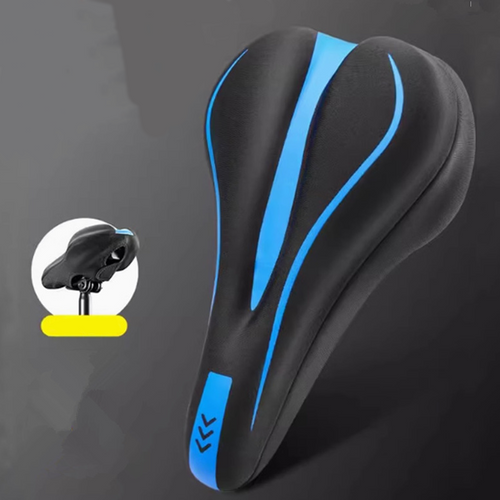 ⏰ ¡Oferta Limitada 50% OFF! 🚴‍♀️ Funda de Sillín de Bicicleta de Silicona de Alta Elasticidad – Cómoda, Antideslizante y Duradera ✨