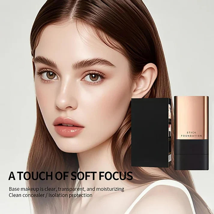 💄 Base de Maquillaje 2 en 1 en Barra con Pincel – Cobertura Perfecta y Aplicación Fácil para un Acabado Impecable ✨🌟