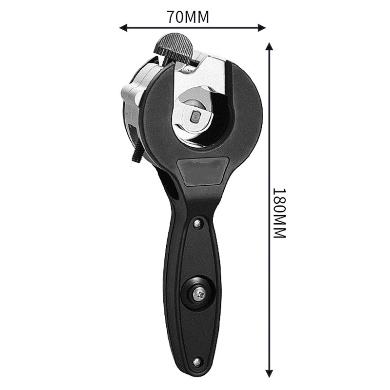 🔧✨ Cortadora de Tuberías de Trinquete a Una Mano – Diseño Ergonómico para Cortes Precisos en Cobre, Plástico y PVC 🛠️📏