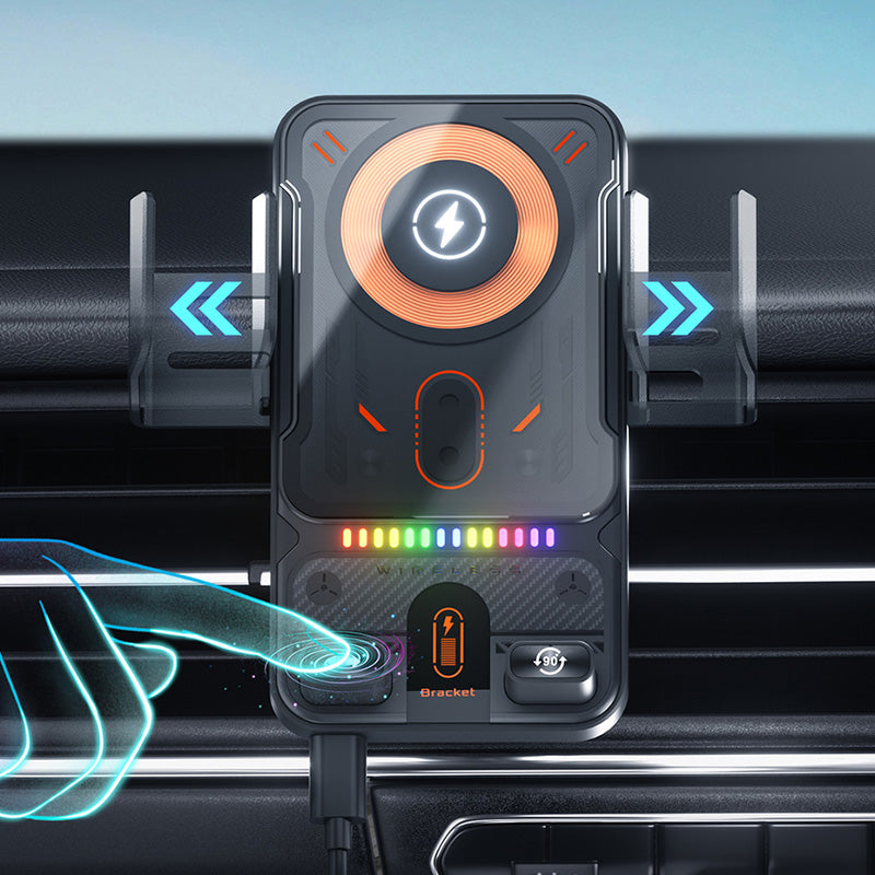 ⚡🚗 Nuevo Soporte de Carga Rápida Inalámbrica para Coche (2026) 📱🔋 ¡Carga Tu Teléfono Mientras Conduces con Estilo y Comodidad! 🌟