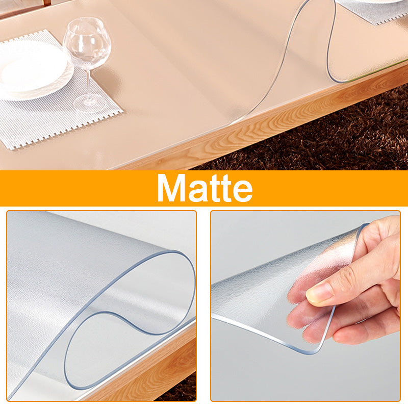 🏠¡OFERTA ESPECIAL: 50 % DE DESCUENTO! Mantel individual de PVC grueso: resistente a los arañazos, resistente al calor y totalmente transparente ✨