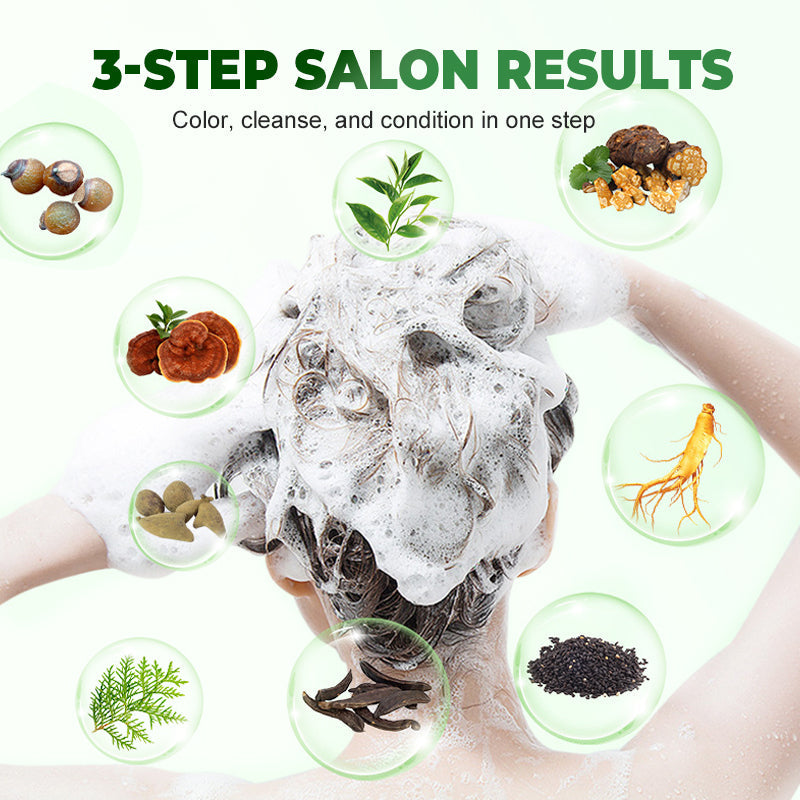 ✨💆‍♀️ Crema Colorante Botánica 3 en 1 – Tinte Natural, Cuidado y Brillo para el Cabello 🌿
