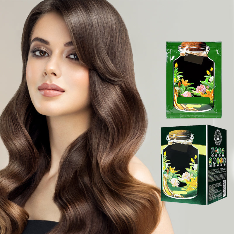 ✨💆‍♀️ Crema Colorante Botánica 3 en 1 – Tinte Natural, Cuidado y Brillo para el Cabello 🌿