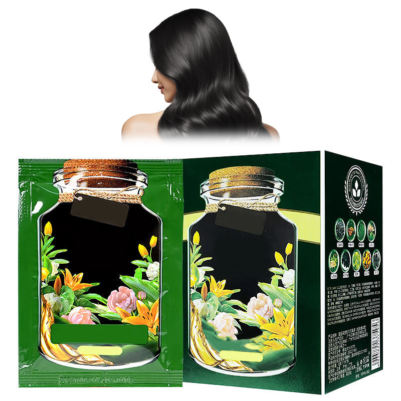 ✨💆‍♀️ Crema Colorante Botánica 3 en 1 – Tinte Natural, Cuidado y Brillo para el Cabello 🌿
