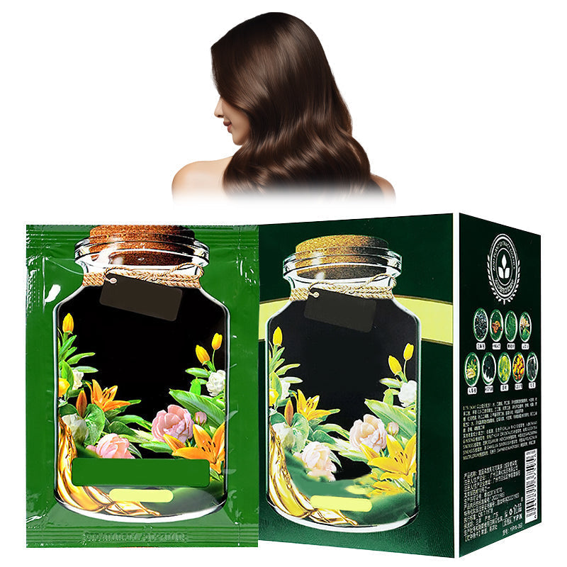 ✨💆‍♀️ Crema Colorante Botánica 3 en 1 – Tinte Natural, Cuidado y Brillo para el Cabello 🌿