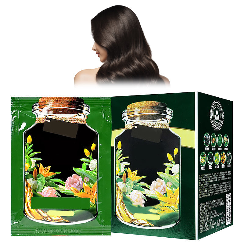 ✨💆‍♀️ Crema Colorante Botánica 3 en 1 – Tinte Natural, Cuidado y Brillo para el Cabello 🌿