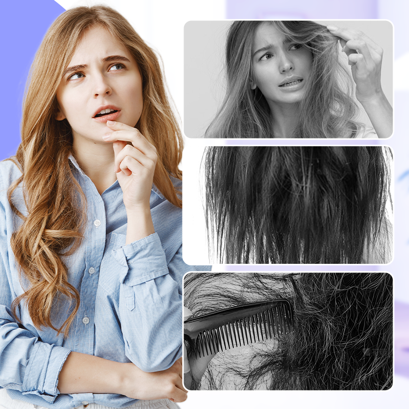 Spray para el cuidado del cabello de pelucas sintéticas y naturales