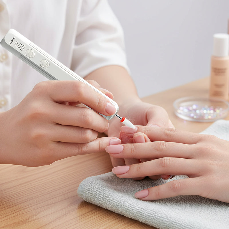 💅✨ Kit de Taladro de Uñas Eléctrico Recargable 6 en 1 – Portátil y Perfecto para un Manicura Profesional en Casa 🔋🌟