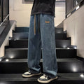 👖✨ Jeans Informales de Corte Holgado y Pierna Ancha para Hombre – Estilo Relajado y Confortable para Todos los Días 💥🌟