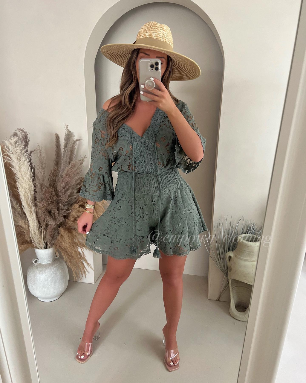 ⏰🔥 ¡50% DE DESCUENTO POR ÚLTIMO DÍA! 💃✨ Traje Casual de Encaje Dos Piezas – Elegancia y Comodidad en Cada Ocasión 🌸💖