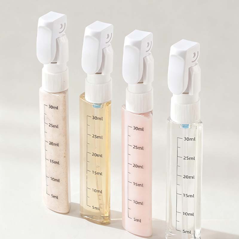 ⏰🔥 ¡50% DE DESCUENTO POR TIEMPO LIMITADO! 🧳 Botellas Dispensadoras 4 en 1 – Compactas, Herméticas y Perfectas para Tus Viajes ✈️🧴