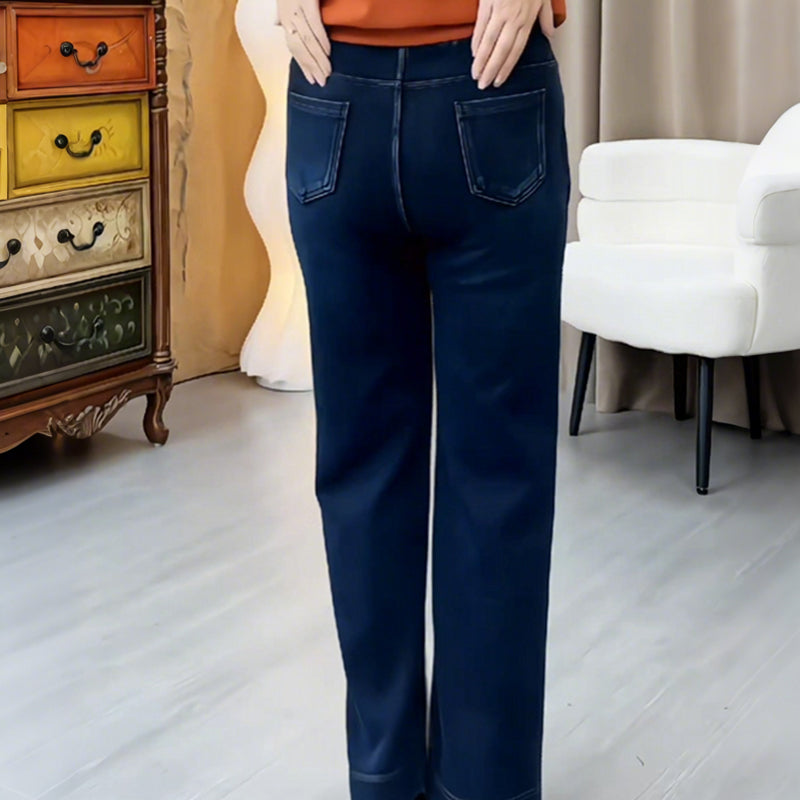 🔥 50% DE DESCUENTO 🔥 Pantalones Rectos para Mujer – Corte Clásico y Cintura Ajustable, Comodidad y Estilo Casual Elegante 👖✨
