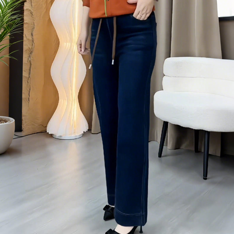 🔥 50% DE DESCUENTO 🔥 Pantalones Rectos para Mujer – Corte Clásico y Cintura Ajustable, Comodidad y Estilo Casual Elegante 👖✨