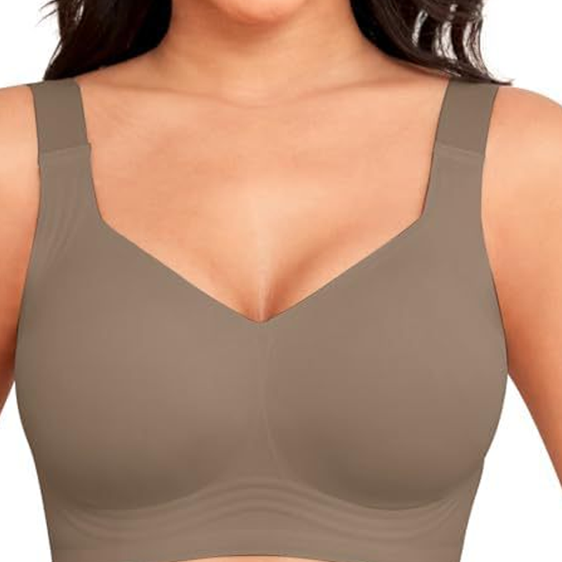 👙 Sostén de Mujer Sin Costuras de Cobertura Total y Sin Aro