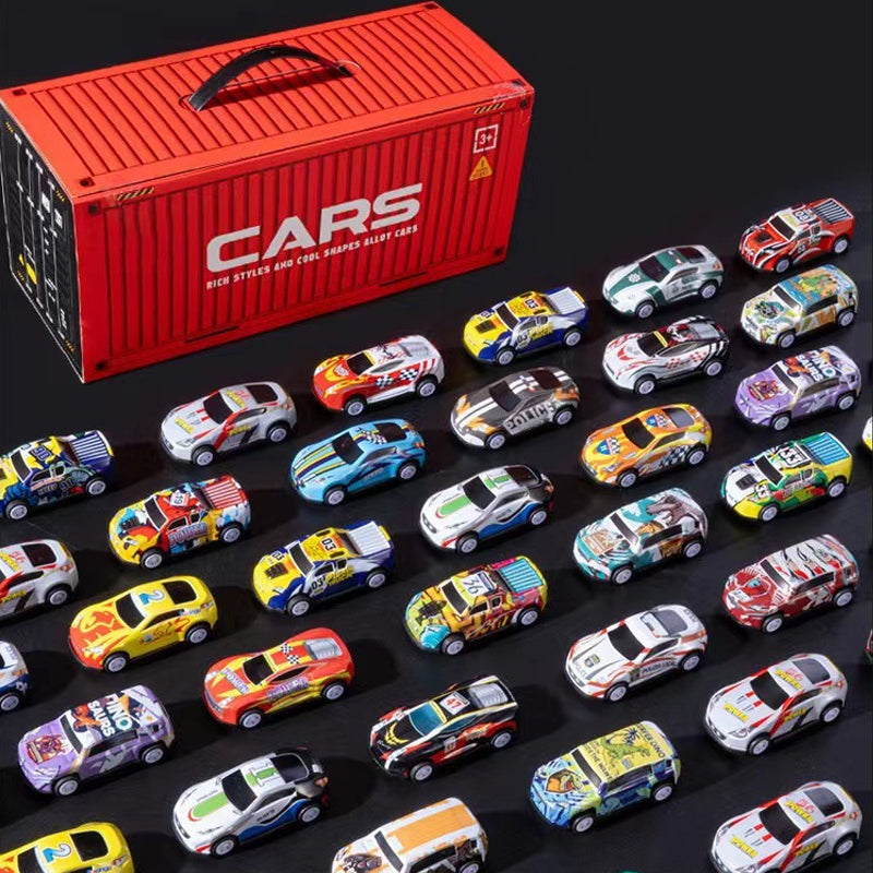🥳🔥2026 HOT SALE! 💞 ¡50K+ vendidos! 🚗 48 Mini Pull-Back Cars con Garaje – Diversión sin fin y regalo perfecto para pequeños corredores 🏎️✨