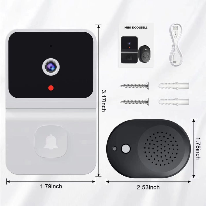 🔔📹 ¡50% DE DESCUENTO! Timbre con Video Inalámbrico con Cámara – Seguridad Inteligente para Tu Hogar 🏠