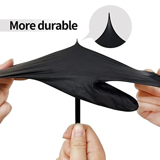 🧤🔥 Guantes Desechables de Nitrilo   Antideslizantes y Antiarañazos – Protección Fuerte y Confiable 💪✨