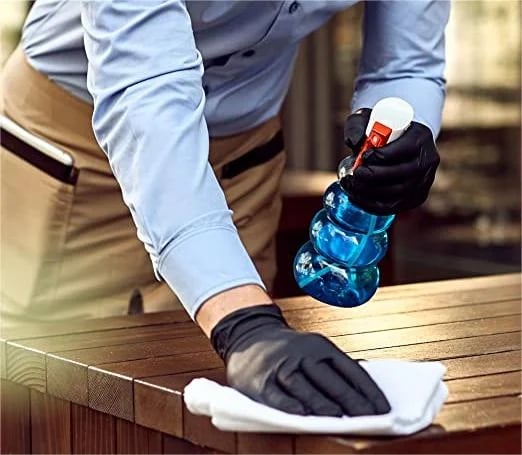🧤🔥 Guantes Desechables de Nitrilo   Antideslizantes y Antiarañazos – Protección Fuerte y Confiable 💪✨