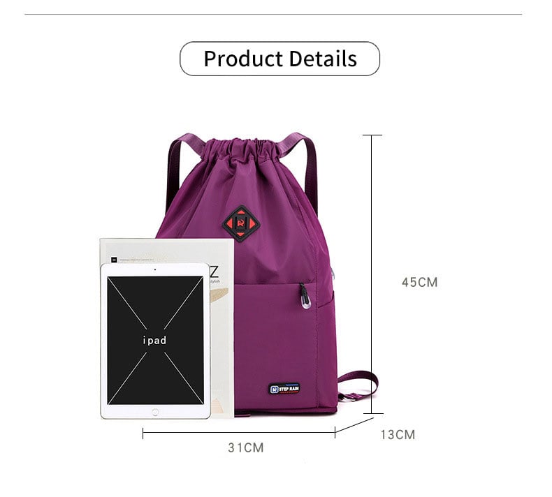 ⏰🔥 ¡50% DE DESCUENTO POR TIEMPO LIMITADO! 🎒 Mochila deportiva plegable con cordón de gran capacidad 2026: ligera, duradera y perfecta para viajes y el gimnasio 💪✨