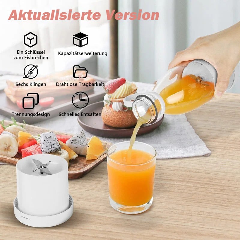 🎄 Ofertas especiales para Navidad 🎄 Extractor de jugo portátil más vendido | 🌟 ¡Disfruta de jugo fresco en cualquier momento y en cualquier lugar!