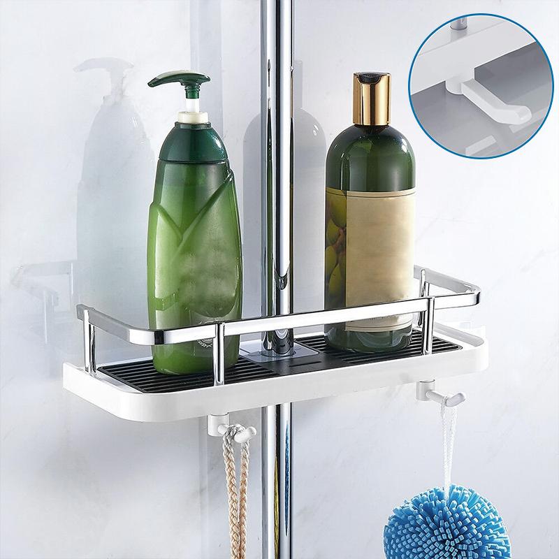 ⏳ ¡TIEMPO LIMITADO: 50% DE DESCUENTO! 🚿 Estante organizador de ducha para barra de baño 🔥