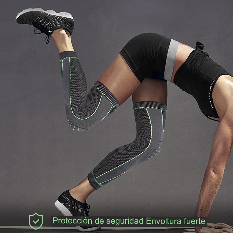 💪Rodillera unisex ——Diseño de compresión larga: ofrece soporte y protección para todo tipo de deportes. 🏋️‍♂️🏃‍♀️✨
