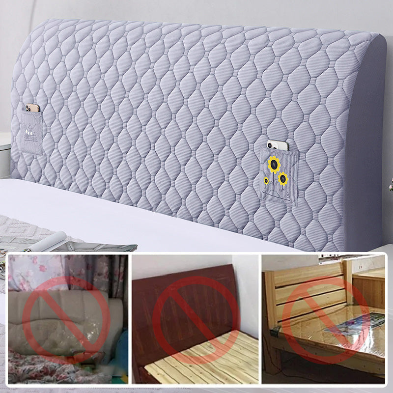 🔥 ¡50% DE DESCUENTO! 🔥  Funda Elástica Acolchada para Cabecero de Cama – Protege y Decora tu Dormitorio con Estilo y Comodidad 🛏️✨
