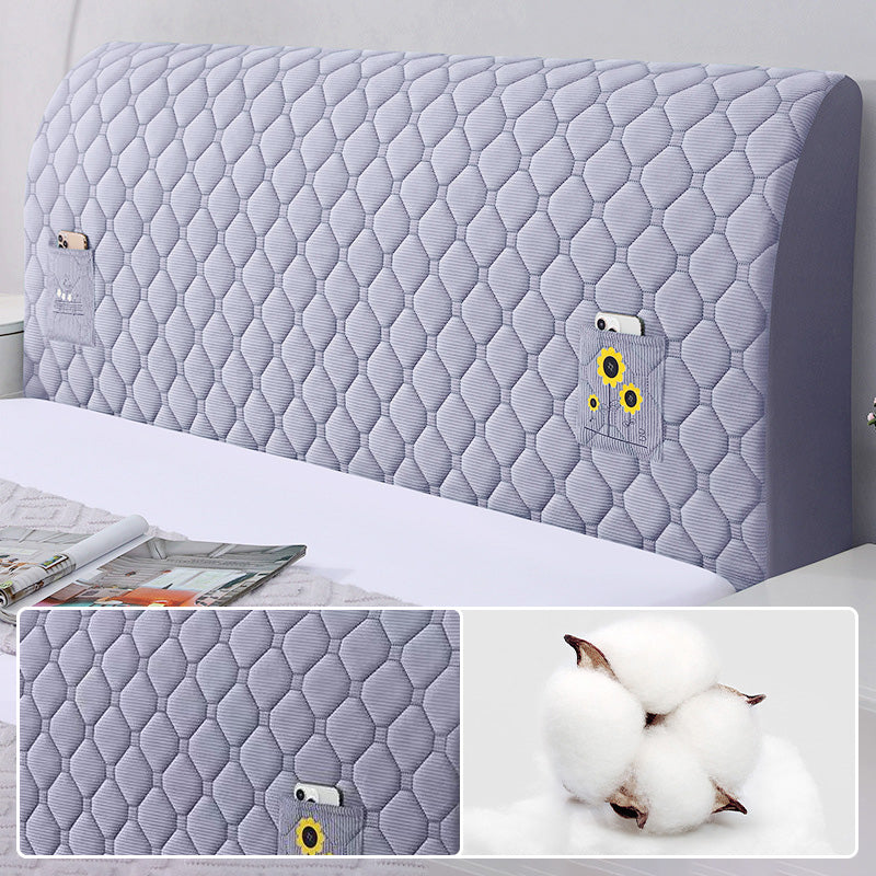 🔥 ¡50% DE DESCUENTO! 🔥  Funda Elástica Acolchada para Cabecero de Cama – Protege y Decora tu Dormitorio con Estilo y Comodidad 🛏️✨