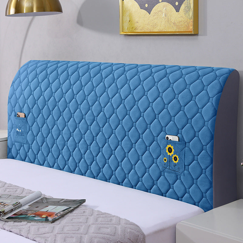 🔥 ¡50% DE DESCUENTO! 🔥  Funda Elástica Acolchada para Cabecero de Cama – Protege y Decora tu Dormitorio con Estilo y Comodidad 🛏️✨