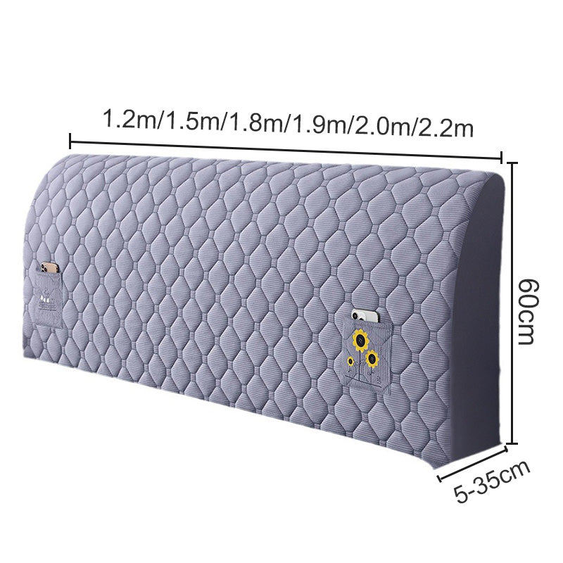 🔥 ¡50% DE DESCUENTO! 🔥  Funda Elástica Acolchada para Cabecero de Cama – Protege y Decora tu Dormitorio con Estilo y Comodidad 🛏️✨
