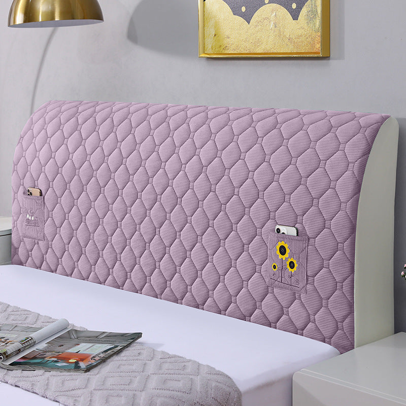 🔥 ¡50% DE DESCUENTO! 🔥  Funda Elástica Acolchada para Cabecero de Cama – Protege y Decora tu Dormitorio con Estilo y Comodidad 🛏️✨