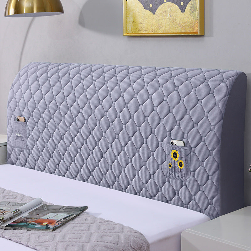 🔥 ¡50% DE DESCUENTO! 🔥  Funda Elástica Acolchada para Cabecero de Cama – Protege y Decora tu Dormitorio con Estilo y Comodidad 🛏️✨