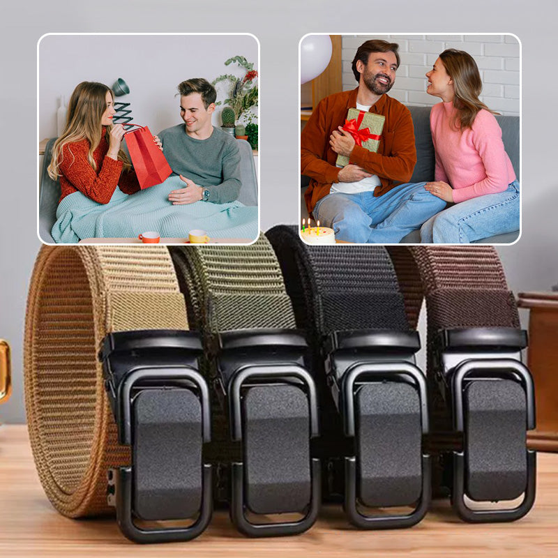 🪖🔥 Cinturón Táctico de Nailon Resistente para Hombre – Ajuste Firme y Uso Diario 💪