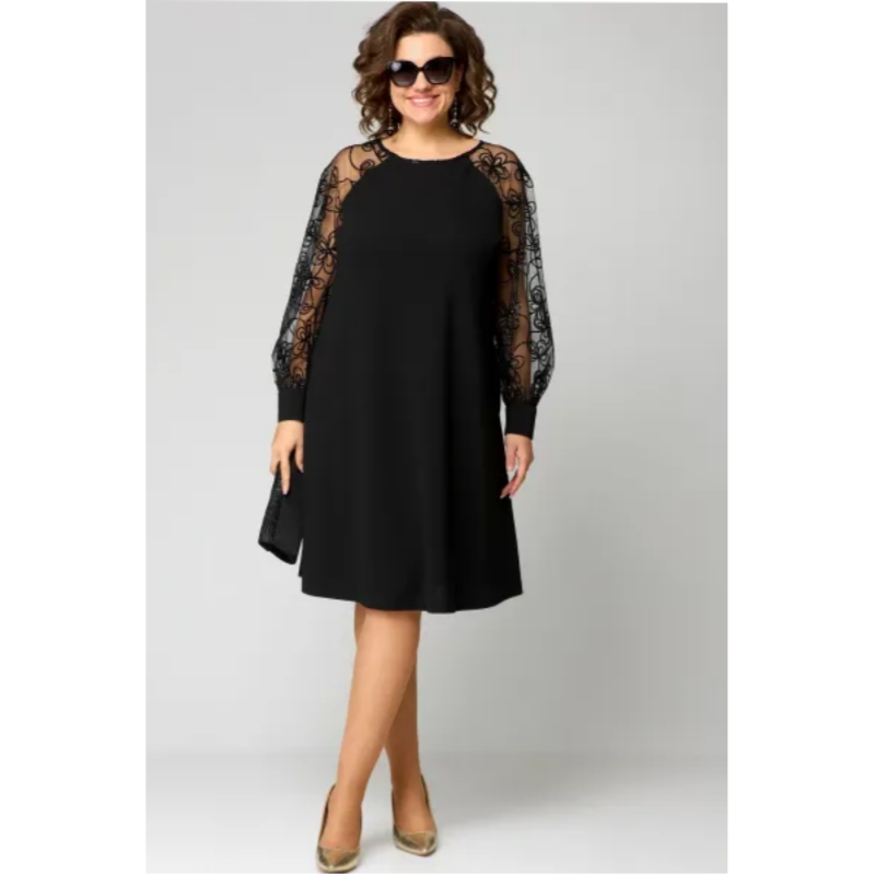 👗✨ Vestido negro sexy de encaje para mujer 💖 Elegancia y encanto 🌹 Perfecto para fiestas y ocasiones especiales ✨