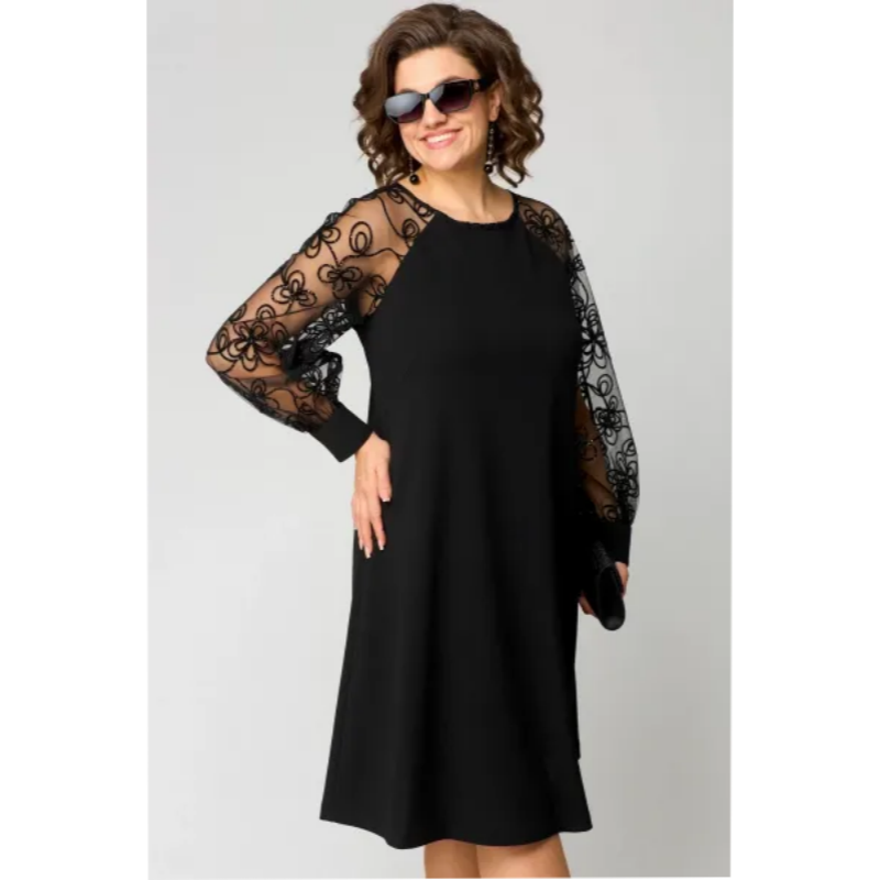 👗✨ Vestido negro sexy de encaje para mujer 💖 Elegancia y encanto 🌹 Perfecto para fiestas y ocasiones especiales ✨