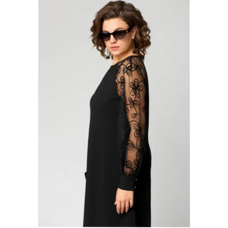👗✨ Vestido negro sexy de encaje para mujer 💖 Elegancia y encanto 🌹 Perfecto para fiestas y ocasiones especiales ✨
