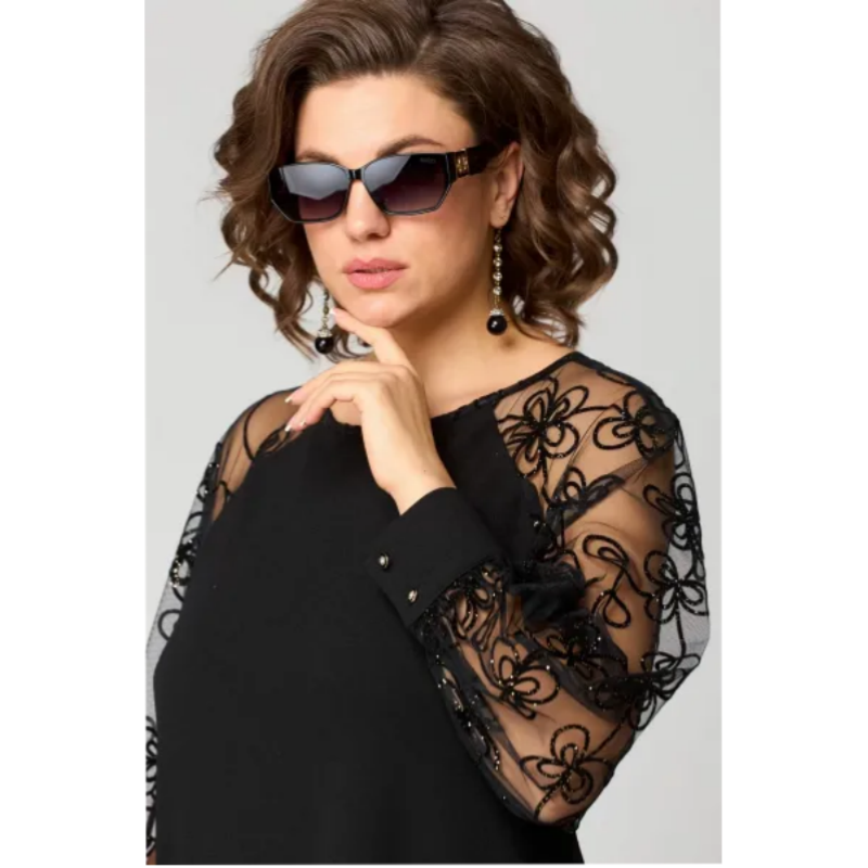 👗✨ Vestido negro sexy de encaje para mujer 💖 Elegancia y encanto 🌹 Perfecto para fiestas y ocasiones especiales ✨
