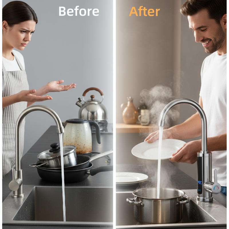 🚿✨ Grifo Calentador de Agua Instantáneo sin Tanque – Agua Caliente al Instante, Eficiencia y Comodidad 💧🔥 Diseño Compacto • Ahorro de Energía • Ideal para Baños y Cocinas 🏡