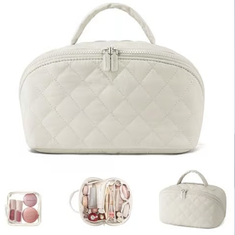 ⏰ ¡Oferta Limitada 50% OFF! 👜 Neceser Portátil de Gran Capacidad con Asa – Organiza tus Artículos de Forma Cómoda y Práctica ✨💼