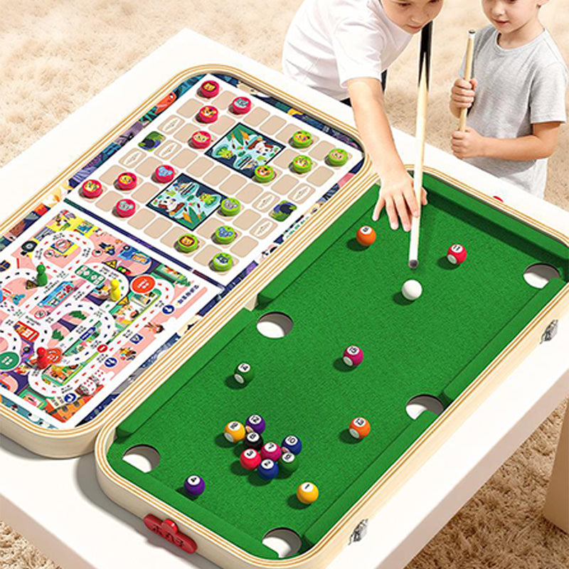 🎲 Juego de Mesa 6 en 1 de Madera para Niños – Diversión y Aprendizaje en Cada Jugada 🧩👾