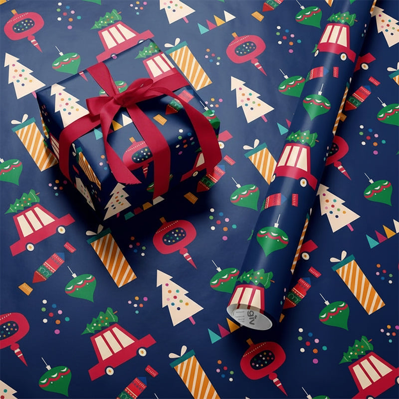 🎄✨ Papel de Regalo Navideño 70×50 cm — Diseño Festivo y de Alta Calidad 🎁