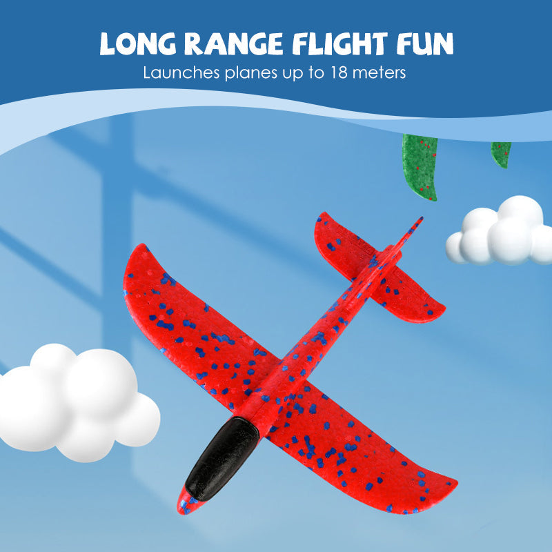 🔥 ¡50% DE DESCUENTO! ✨Lanzador de aviones dinosaurio para niños
