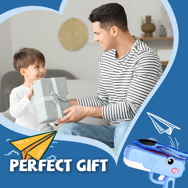 🔥 ¡50% DE DESCUENTO! ✨Lanzador de aviones dinosaurio para niños