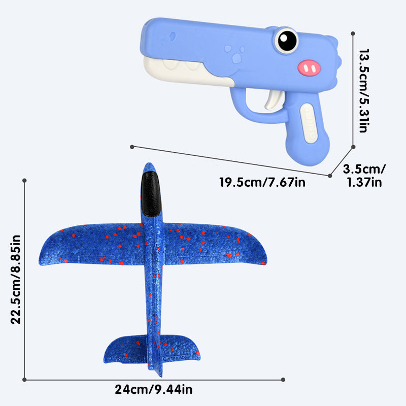 🔥 ¡50% DE DESCUENTO! ✨Lanzador de aviones dinosaurio para niños