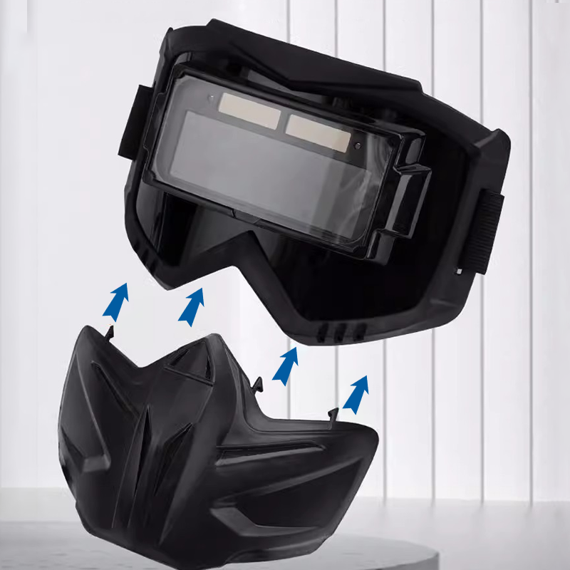 🛠️ Máscara de Soldadura con Oscurecimiento Automático – Protección Avanzada y Visibilidad Clara para Soldadores 👨‍🏭✨