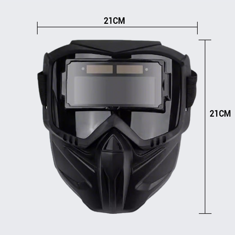 🛠️ Máscara de Soldadura con Oscurecimiento Automático – Protección Avanzada y Visibilidad Clara para Soldadores 👨‍🏭✨