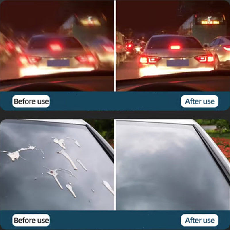 ✨🚗 Esponja Mágica para Cristales de Auto – Elimina Película Grasa y Manchas en Segundos 💦