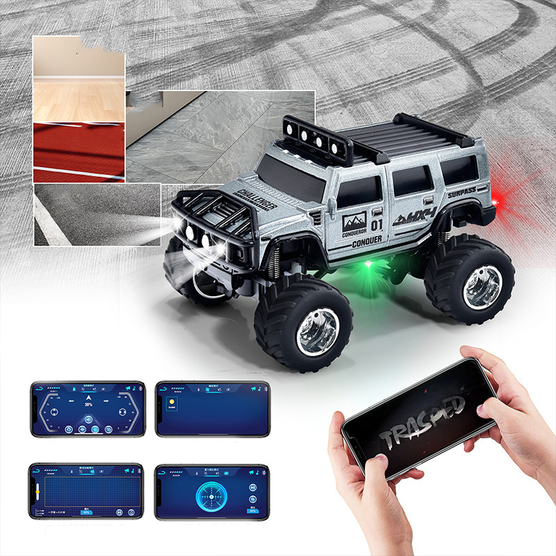 🔋 ¡OFERTA ESPECIAL 2025! ¡50% DE DESCUENTO! ✨ Mini camión todoterreno RC con luces